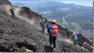 FOTO trabajos ruta volcán villarrica 1