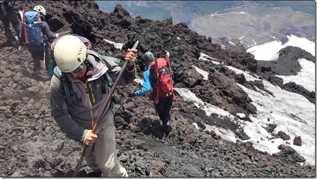 FOTO trabajos ruta volcán villarrica 2