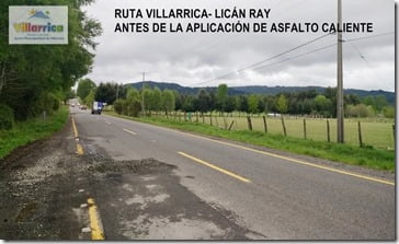 Avanzan obras de mejoramiento en ruta Villarrica - Licán Ray 