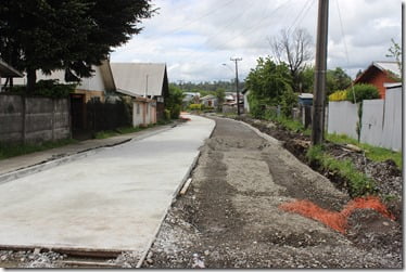 Avanzan obras de pavimentación del pasaje Línea (2)